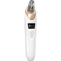 Jessieyou Mall Blackhead Remover Led Ekranlı Şarjlı Vakumlu Siyah Nokta Temizleme Aleti Beyaz Bronz