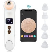 Jarke Led Ekranlı Şarjlı Vakumlu Siyah Nokta Temizleme Aleti Beyaz Gold