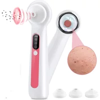 Jarke Led Ekranlı Şarjlı Vakumlu Siyah Nokta Temizleme Aleti Beyaz Pembe