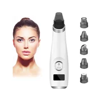 Jarke Led Ekranlı Şarjlı Vakumlu Siyah Nokta Temizleme Aleti Gümüş