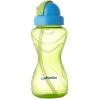 Bebedor Pipetli Akıtmaz Kulpsuz 9+ Ay 330 ml Alıştırma Bardağı Yeşil