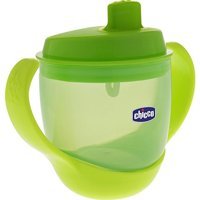 Chicco Akıtmaz Kulplu 12+ Ay 180 ml Alıştırma Bardağı Yeşil