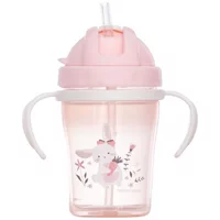 Stephen Joseph Pipetli Kulplu 6+ Ay 150 ml Alıştırma Bardağı Pembe