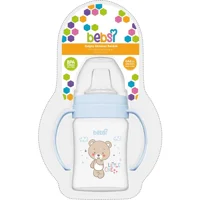 Bebsi Akıtmaz Kulplu 150 ml Alıştırma Bardağı Mavi
