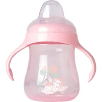 Saro Akıtmaz Kulplu 6+ Ay 250 ml Alıştırma Bardağı Pembe