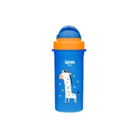 Wee Baby Pipetli Akıtmaz Kulpsuz 6+ Ay 300 ml Alıştırma Bardağı Mavi