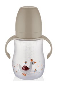 Babyjem Akıtmaz Kulplu 6+ Ay 250 ml Alıştırma Bardağı Vizon
