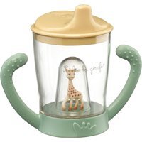 Sophie La Girafe Akıtmaz Kulplu 6+ Ay 200 ml Alıştırma Bardağı Sarı Yeşil