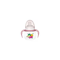 Wee Baby Akıtmaz Kulplu 6+ Ay 125 ml Alıştırma Bardağı Pembe