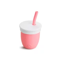 Munchkin Pipetli Akıtmaz Kulpsuz 6+ Ay 112 ml Alıştırma Bardağı Pembe