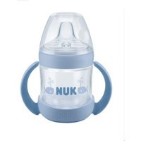 Nuk 743813M Akıtmaz Kulplu 6+ Ay 150 ml Alıştırma Bardağı Mavi