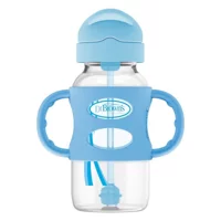 Dr.Browns Pipetli Akıtmaz Kulplu 6+ Ay 270 ml Alıştırma Bardağı Mavi