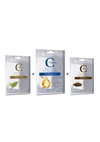 Claderm Tea Tree- Collagen - Coffee Killi Krem Yüz Maskesi 3x20 ml
