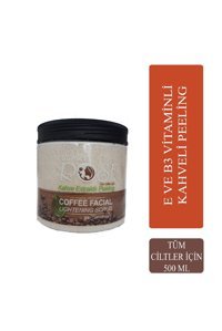 Winter Rose Kahveli Siyah Nokta Karşıtı Leke Giderici Sıkılaştırıcı Krem Kavanoz Yüz Peelingi 500 ml