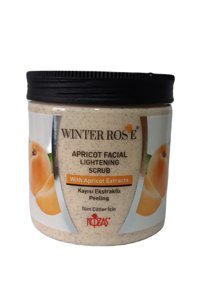Winter Rose Kayısılı Siyah Nokta Karşıtı Leke Giderici Sıkılaştırıcı Krem Kavanoz Yüz Peelingi 500 ml