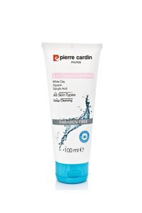 Pierre Cardin 3 ın 1 Siyah Nokta Karşıtı Leke Giderici Sıkılaştırıcı Krem Maske Yüz Peelingi 100 ml