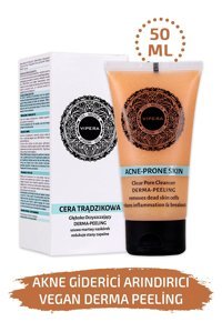 Vipera Akne Sivilce Giderici Cilt Arındırıcı Siyah Nokta Karşıtı Jel Tüp Yüz Peelingi 50 ml