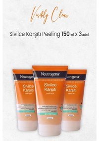 Neutrogene Visibly Clear Leke Giderici Jel Tüp Yüz Peelingi 3x150 ml