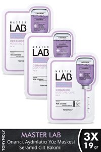 Tonymoly Master Lab Koruyucu Ve Nemlendirici Seramid Nemlendiricili Kağıt Yüz Maskesi 3 Adet