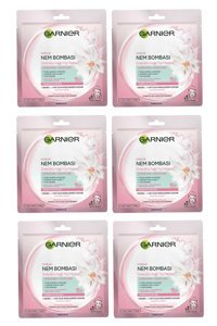 Garnier Dinlendirici Nemlendiricili Kağıt Yüz Maskesi 6 Adet