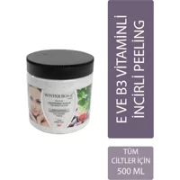 Winter Rose Güllü Siyah Nokta Karşıtı Leke Giderici Sıkılaştırıcı Krem Kavanoz Yüz Peelingi 500 ml