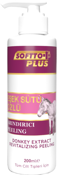 Softto Plus Eşek Sütü Özlü Leke Giderici Sıkılaştırıcı Krem Stick Yüz Peelingi 200 ml