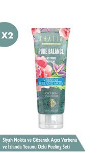 Thalia Verbena ve Izlanda Yosunu Özlü Siyah Nokta Karşıtı Jel Tüp Yüz Peelingi 2x75 ml