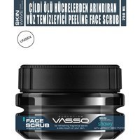 Vasso Men Gerçek Kayısı ve Üzüm Çekirdekli Krem Kavanoz Yüz Peelingi 250 ml