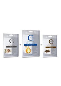 Claderm Pure-Collagen-Coffee Killi Krem Yüz Maskesi 3x20 ml