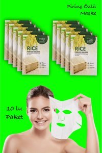 Xolo Pirinç Rice İpek Protein Özlü Ton Eşitleyici Nemlendiricili Kağıt Yüz Maskesi 30 ml