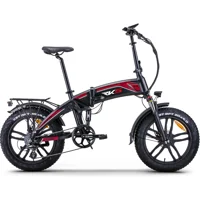 RKS Rd8 250 W 80 Km Menzil 7 Vites Elektrikli Şehir / Tur Bisiklet Siyah Kırmızı