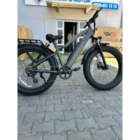 RKS HS15 750 W 60 Km Menzil 7 Vites Elektrikli Dağ Bisiklet Gri