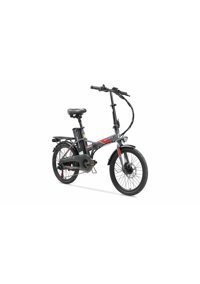 Arora Milan 250 W 40 Km Menzil 7 Vites Katlanır Elektrikli Şehir / Tur Bisiklet Gri Kırmızı