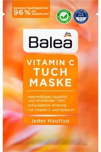 Balea C Vitamini Nemlendiricili Kağıt Yüz Maskesi