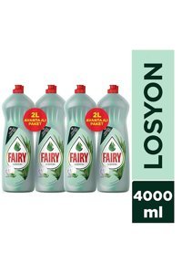 Fairy Losyon Aleo Vera Kokulu Losyonlu Sıvı El Bulaşık Deterjanı 4x1 lt