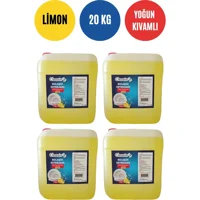 Cleaxin Limon Kokulu Sıvı El Bulaşık Deterjanı 4x5 lt