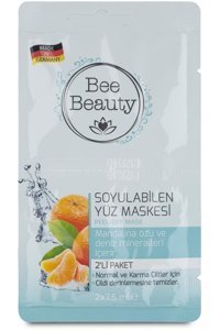 Bee Beauty Mandalina Özlü Soyulabilir Jel Yüz Maskesi 2x7.5 ml