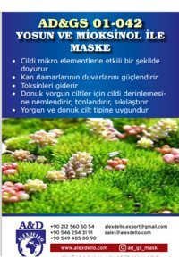 Alexdello Yosun Ve Mioksinol Nemlendiricili Toz Yüz Maskesi