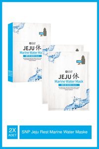 Snp Jeju Rest Marine Aloe Veralı Nemlendiricili Kağıt Yüz Maskesi 2x22 ml