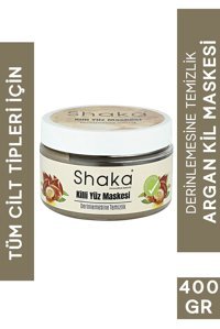 Shaka Argan Killi Nemlendiricili Krem Yüz Maskesi 400 gr