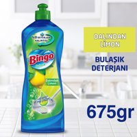 Bingo Dalından Limon Kokulu Sıvı El Bulaşık Deterjanı 675 ml