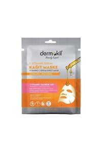Dermokil C Vitaminli Nemlendiricili Kağıt Yüz Maskesi