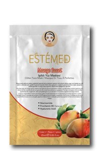 Estemed MANGO SCENT Nemlendiricili Kağıt Yüz Maskesi