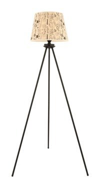 Apliqa Epona Desenli Şapkalı Siyah Modern Dekoratif Salon Lambader