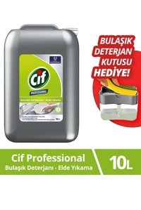 Cif Professional Sıvı El Bulaşık Deterjanı 10 lt + Bulaşık Deterjan Kutusu
