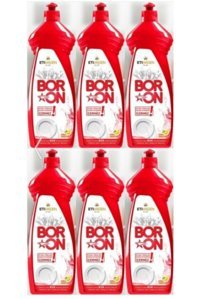 Eti Maden Boron Limon Kokulu Sıvı El Bulaşık Deterjanı 6x650 ml
