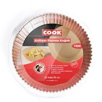 Cook Yuvarlak Aifryer Pişirme Kağıdı 25 Adet