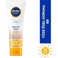 Nivea Sun Tüm Ciltler İçin Suya Dayanıklı Sivilce Yapmayan BB Krem