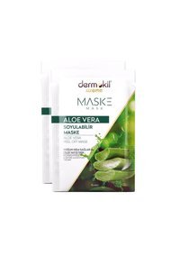 Dermokil Killi Aloe Veralı Nemlendiricili Soyulabilir Krem Yüz Maskesi 2x15 ml