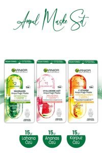 Garnier Ampul Kağıt Yüz Maskesi